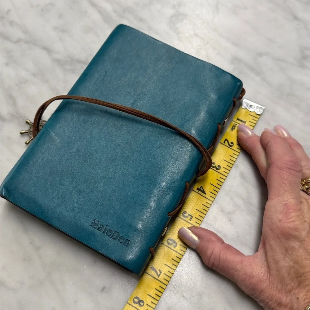 Maleden Leather Journal Diary Sketchpad Notebook Refillable Nautical Charm